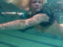 KiloTop presents: Blonde is a great swimmer with nice tits
