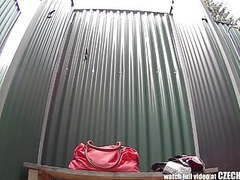 KiloTop presents: Amazing young girl shower voyeur
