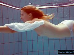 KiloTop presents: Redhead in a white dress and sexy bikini