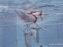KiloTop presents: Roxalana chech in scuba diving in the pool