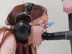 KiloTop presents: Audrey holiday machine face fucking