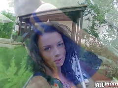 KiloTop presents: Allinternal anal creampie for hot brunette who loves a rough