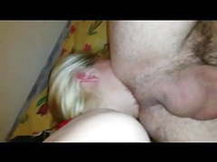 KiloTop presents: Bbw blondie gives a deep ass licking rimjob