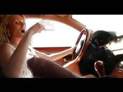 KiloTop presents: Milf gives handjob while driving