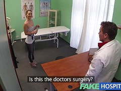 KiloTop presents: Fakehospital sexy british patient swallows doctors advice