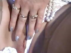 KiloTop presents: Mature mom upskirt, flashing, fingering smooth shaved pussy