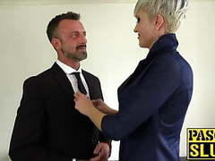 KiloTop presents: Submissive british cougar endures very rough sex session