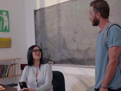 KiloTop presents: Kinky math tutor jasmine jae loves giving head and having sex