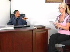 KiloTop presents: Fucking in the office with fake tits blonde secretary nikki benz
