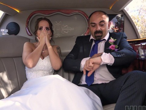 KiloTop presents: Busty bride jennifer mendez gets ass fucked in back of the limo