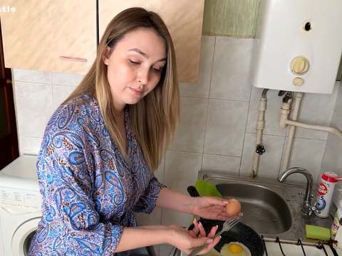 KiloTop presents: To the surprise of the stepson, the stepmom's pussy turned out to be as narrow as the sex doll's pussy