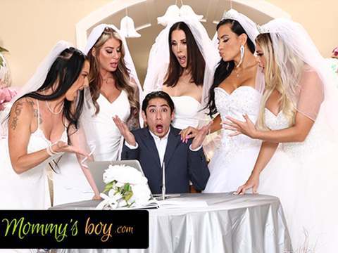 KiloTop presents: Mommy's boy - furious milf brides reverse gangbang hung wedding planner for wedding planning mistake