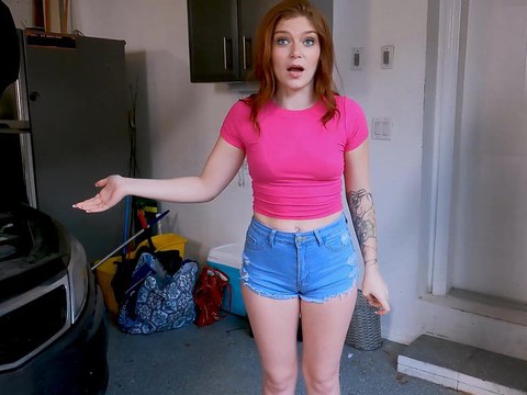 KiloTop presents: Redhead katerina deville with hot ass sucking a dick - hd