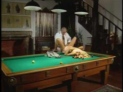 KiloTop presents: Girl watches a slut get fucked on the pool table