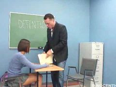 KiloTop presents: Girl in a sweater gets fucked at detention