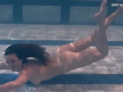 KiloTop presents: Underwater swimming and striptease with a beauty