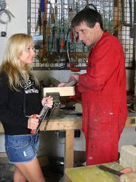 KiloTop presents: Blonde teenage beauty fucking her old and horny handyman