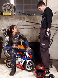KiloTop presents: Shy teenage biker chick fucks the horny mechanic hardcore